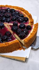 Cheese cake slices Blueberry