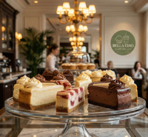 Cheese cake slices Lotus